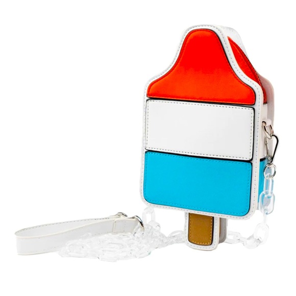 NEW! POPSICLE SHAPED PURSE GRAND FINALE WITH RED WHITE AND BLUE by Tipsy Elves - Picture 4 of 6